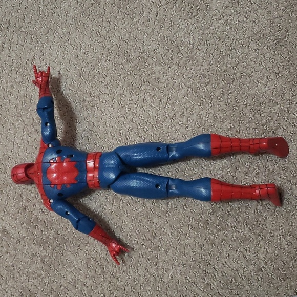 13" Talking Spider Man Action Figure Disney Store Exclusive Marvel Comics - Picture 2 of 4